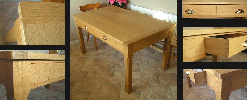 Table in European Oak